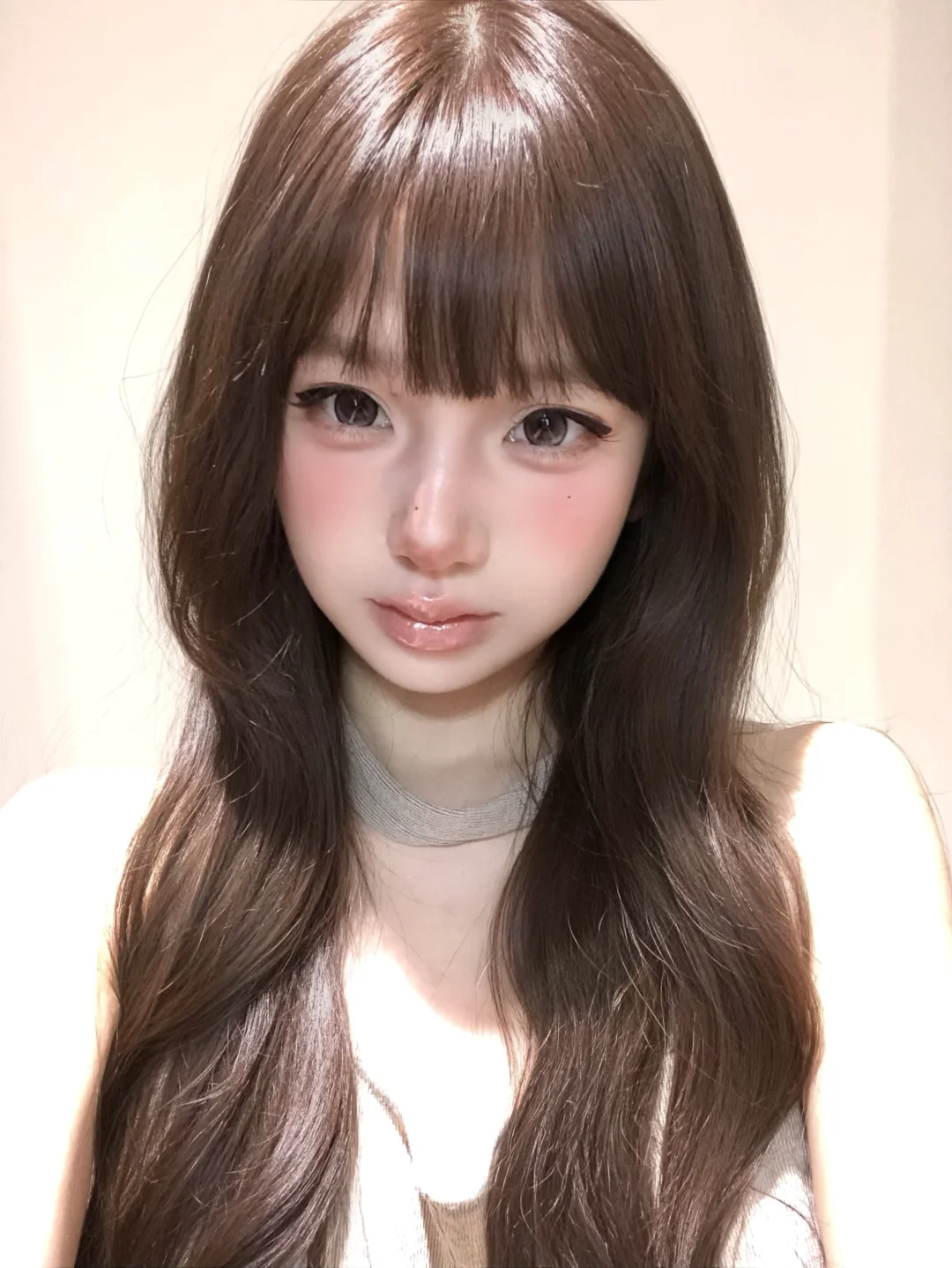 A light winter makeup look