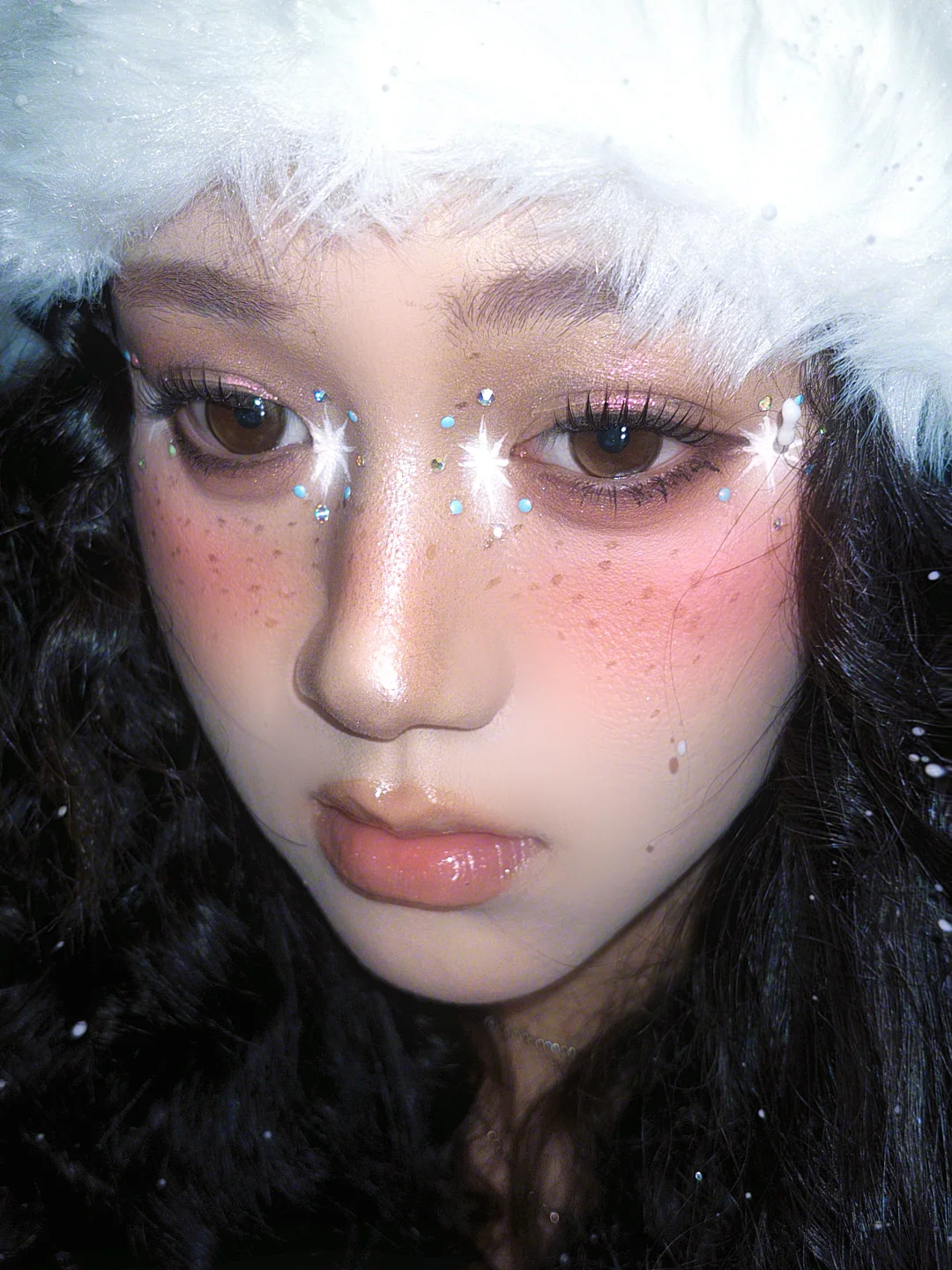 Christmas Sparkling Ice Crystals: Snowlake: