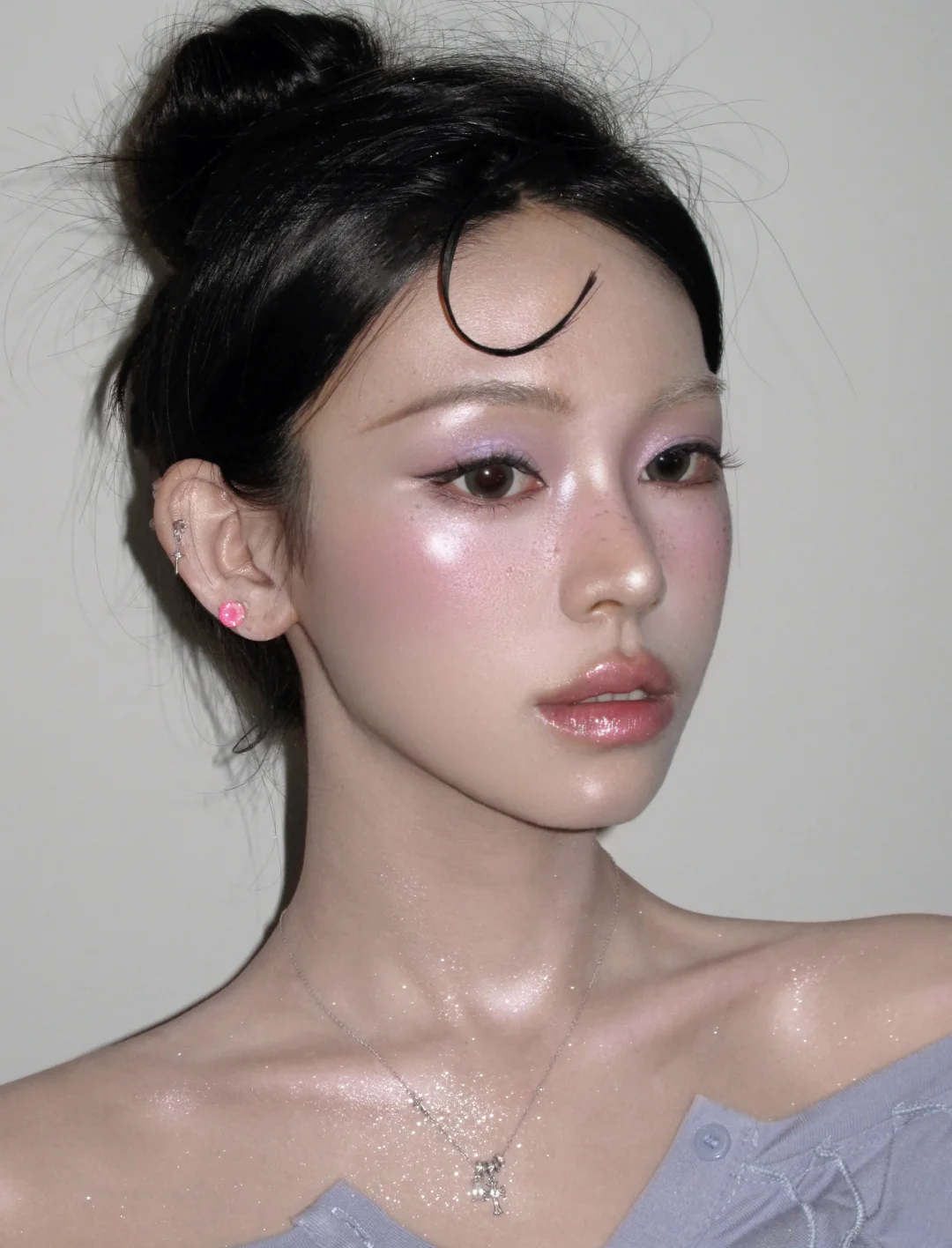 Jennie灵感🪩Purple Pearl人鱼妆🪻