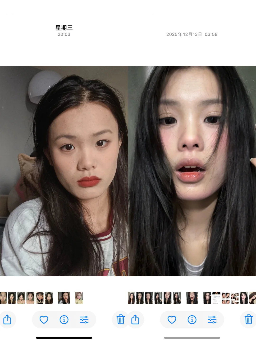 History of Makeup Progress