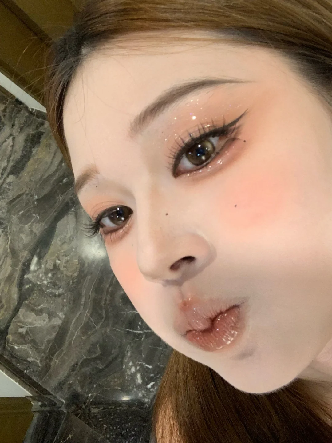 🍈:sparkles:🫧ins原生感蜜瓜妆！！眼睛氛围感拉满～～