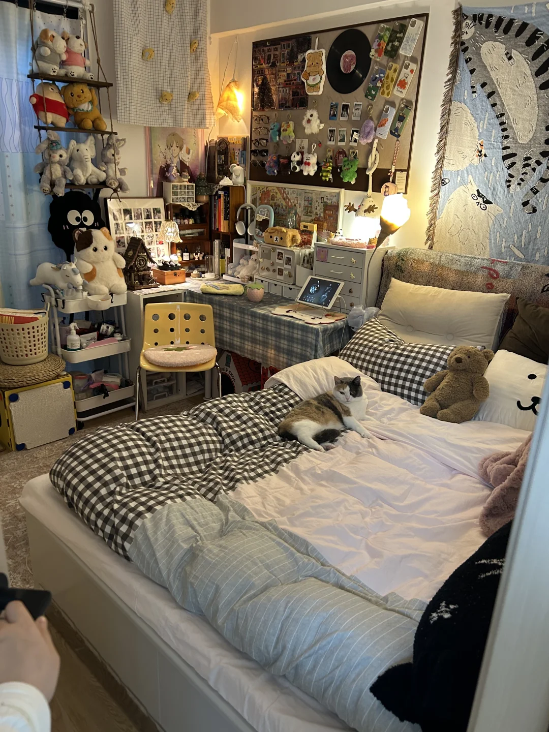 My room | 9-square meter bedroom for i people Autumn and winter decoration: snowman: ️