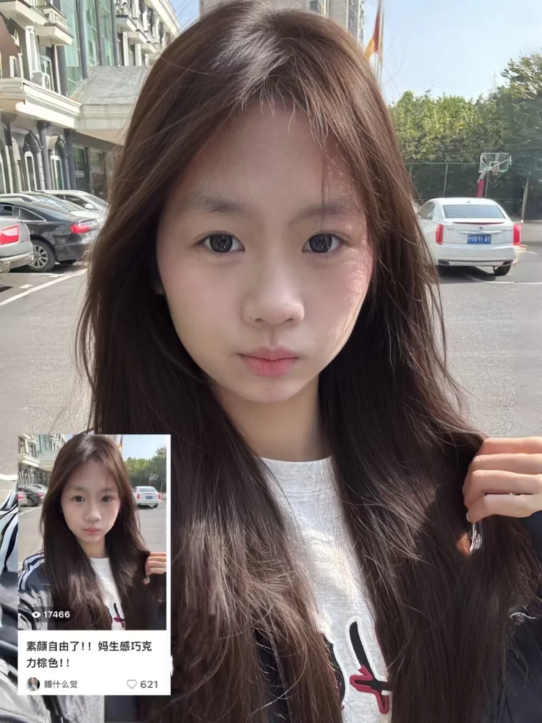 The bare faced Mama Sheng chocolate brown that 10000 people have seen has faded. Follow up