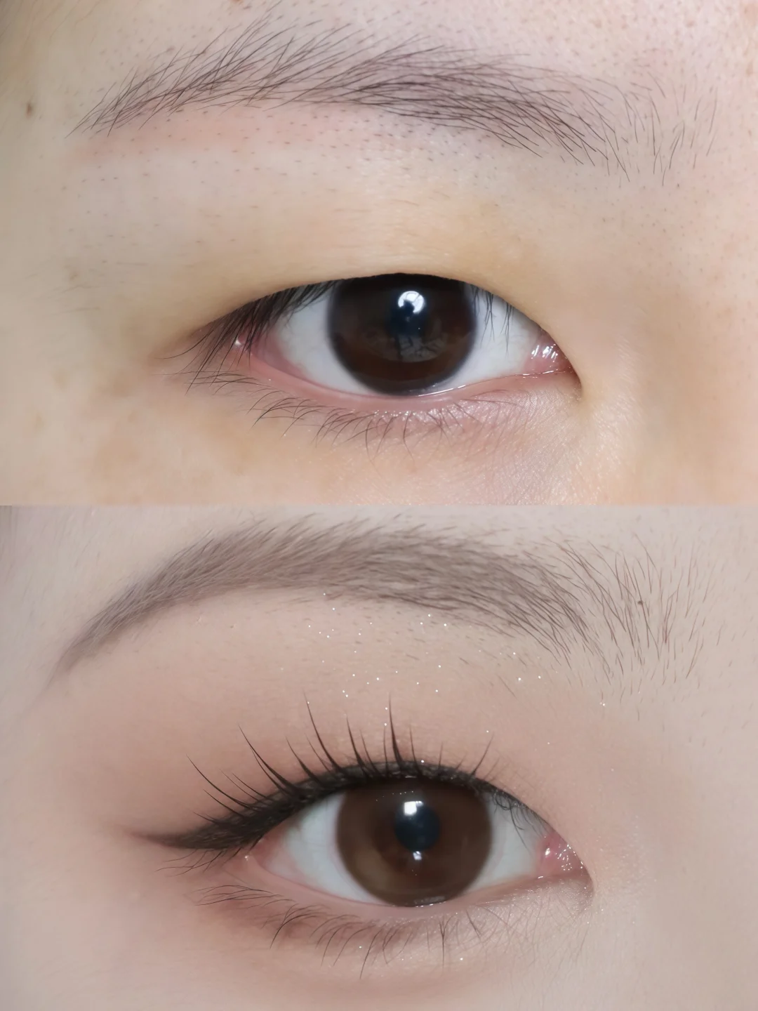 When single eyelids learn to apply eye makeup ❗ ️