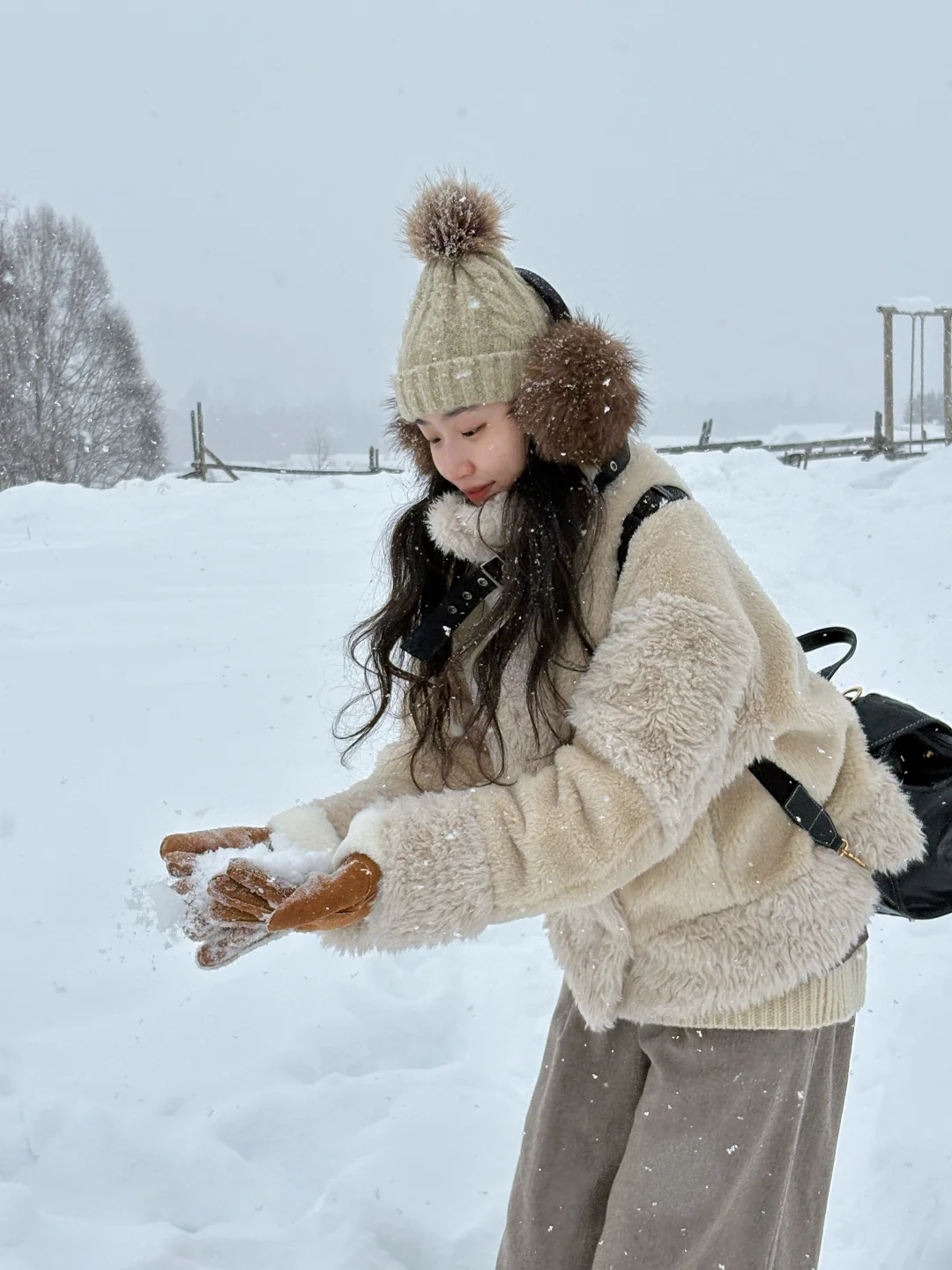 ❅ 睫毛结冰的-25℃ 🐾:snowman: