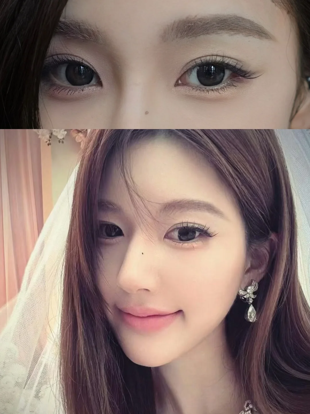 I tried the Korean style matte makeup for Xu Yan's wedding