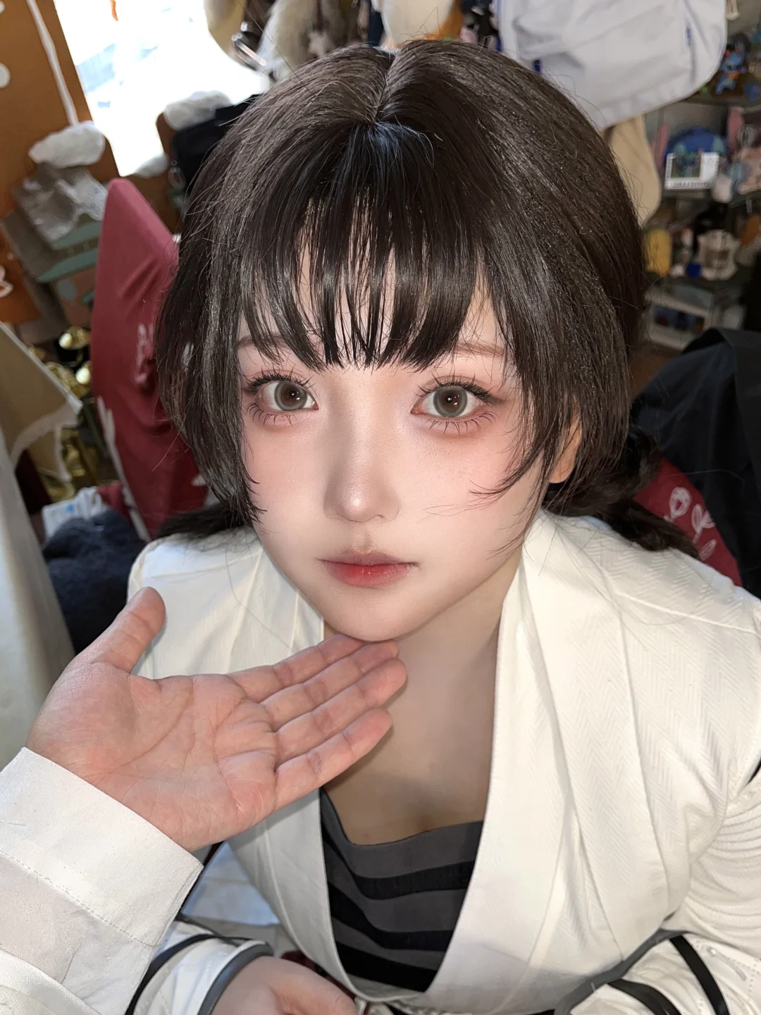 The teacher's makeup photos are also so beautiful