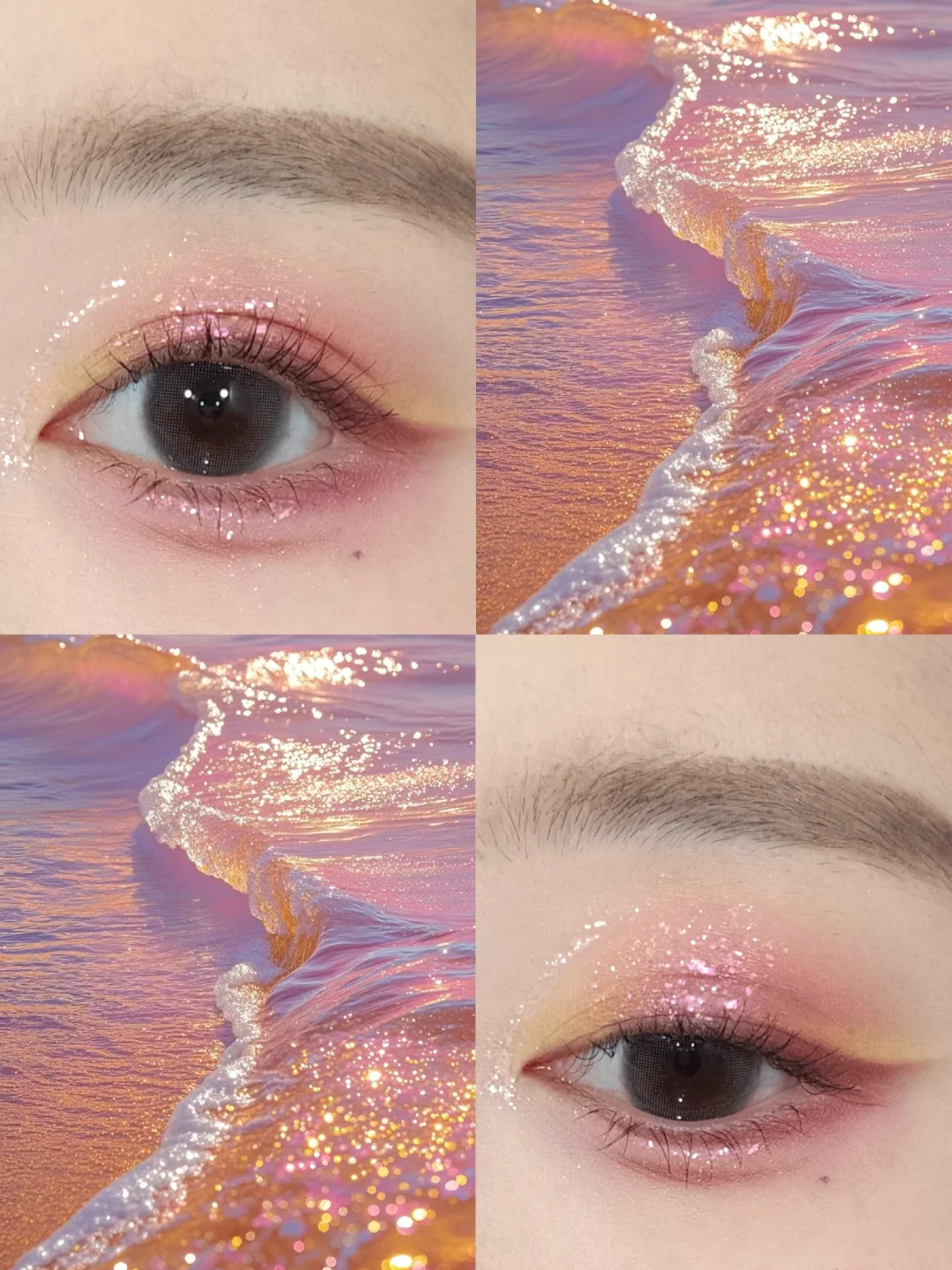 New Year Romantic Koi Makeup: Sparkles: Pink Diamond Sparkles So Beautiful~
