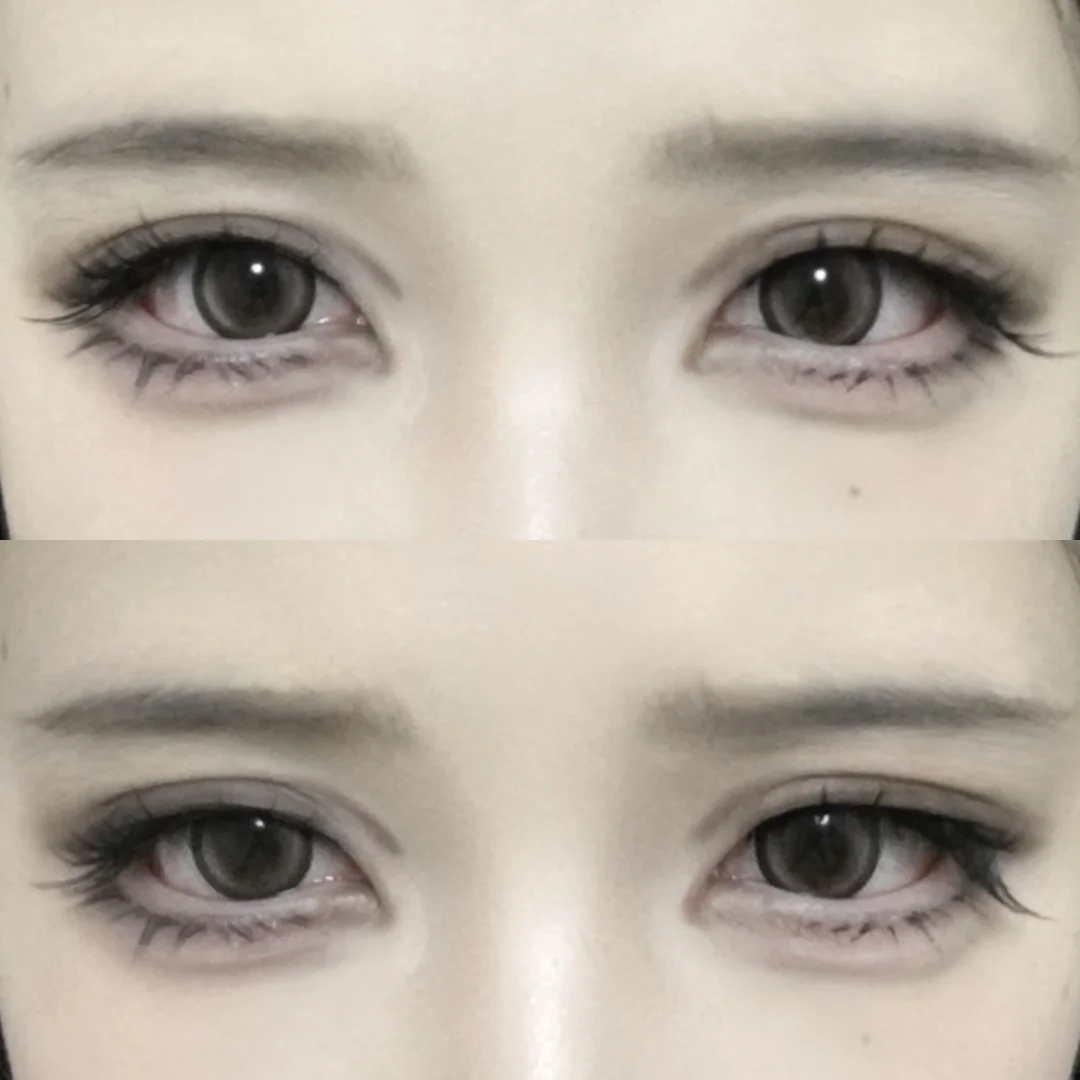 The misty eye makeup is so gentle