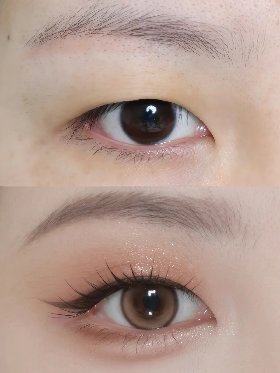 When applying rich heiress eye makeup with single eyelids: sparks: