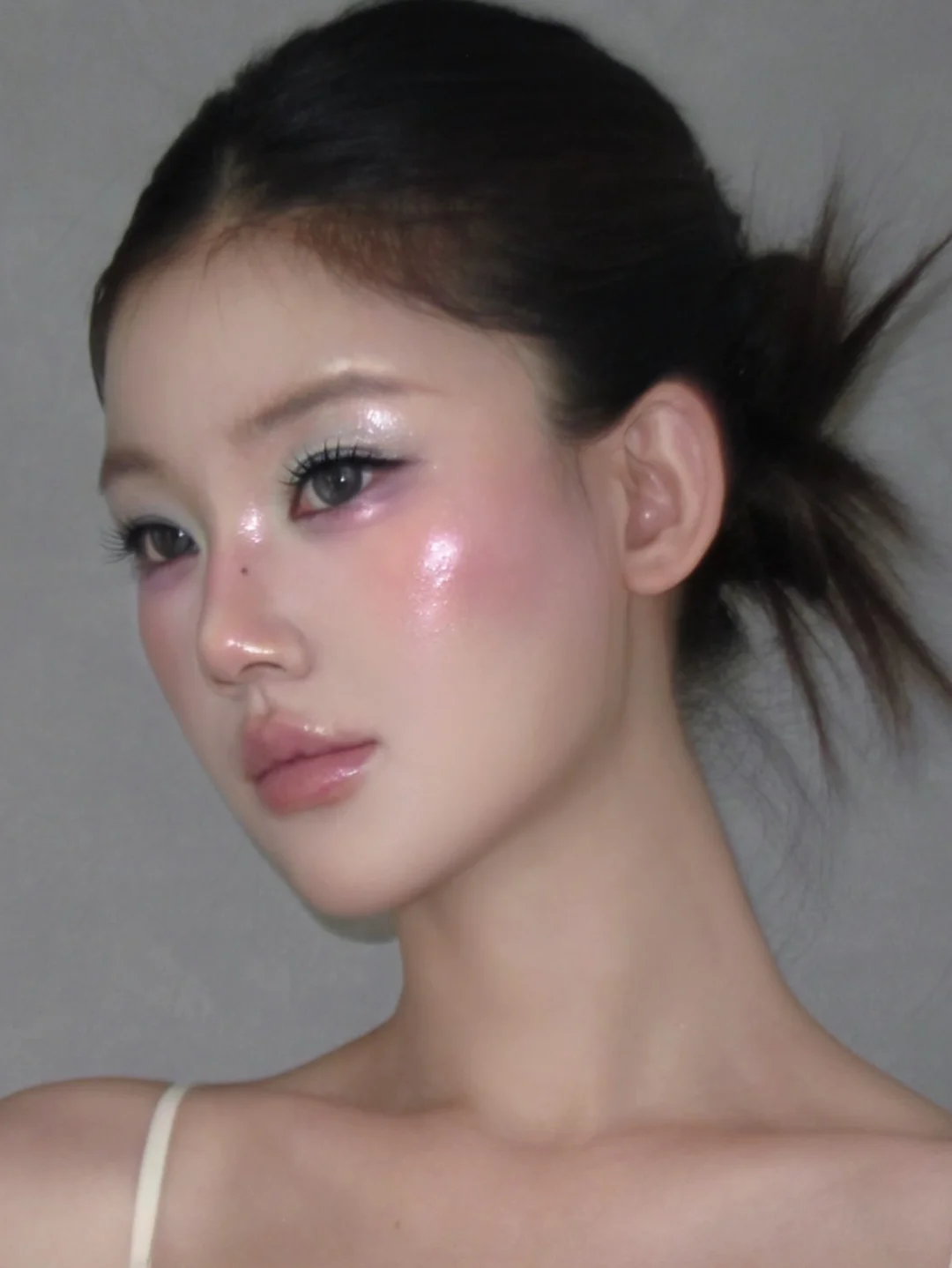 Glow makeup.🪩