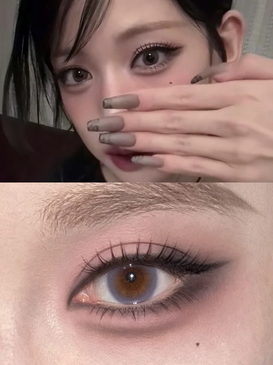Li Caiying feels slightly tipsy with Korean style smoky eyes~I understand my eye makeup when I put it on camera~