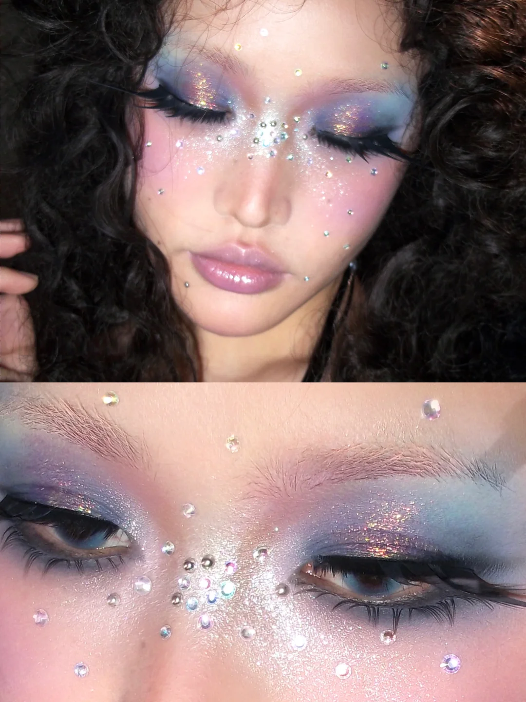 Christmas Eve Snow Elf: Snowlake: | Painting Monet's Oil Painting Colors on His Face