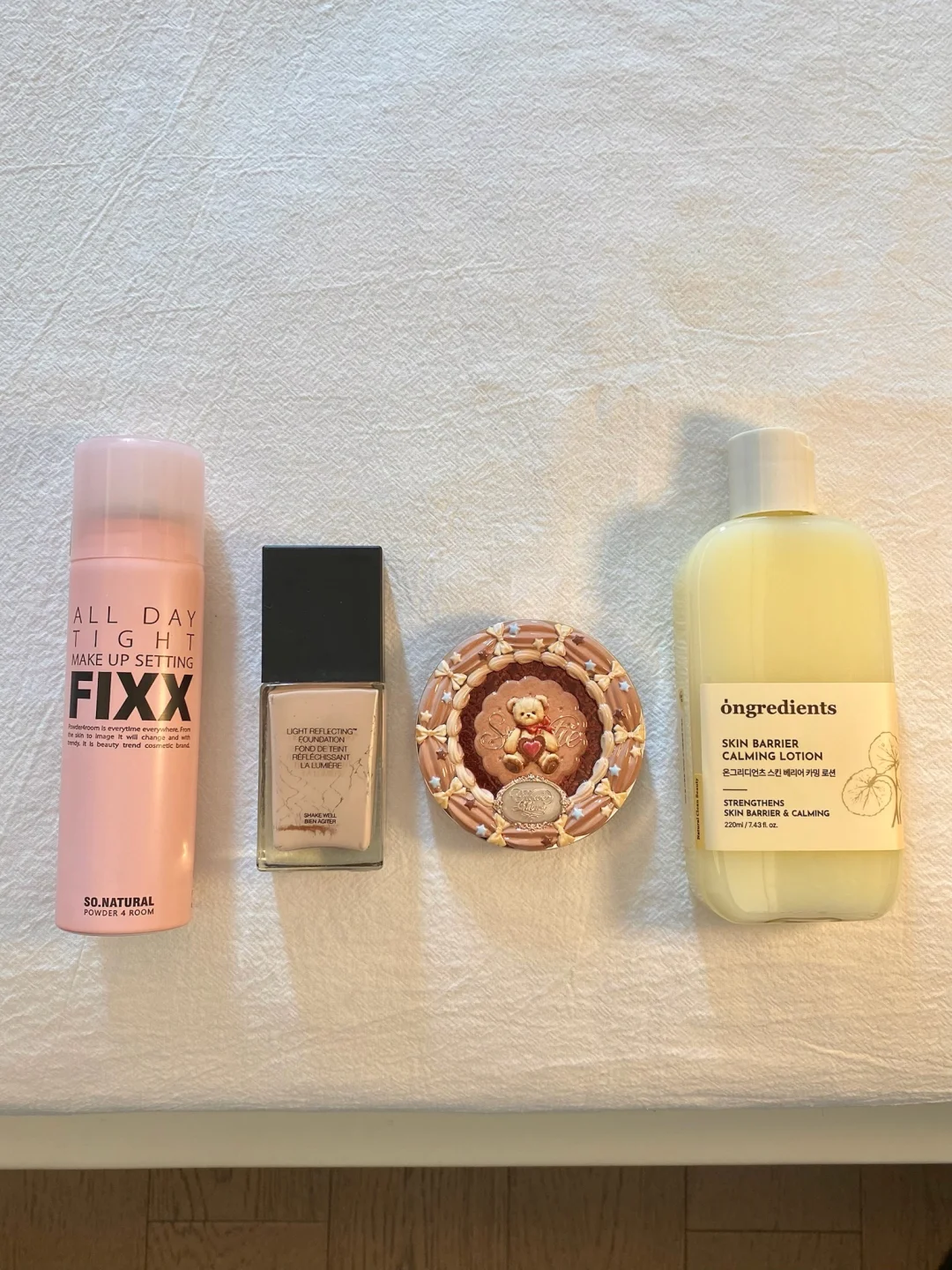 The scariest combination I've ever used for dry skin base makeup in autumn and winter...