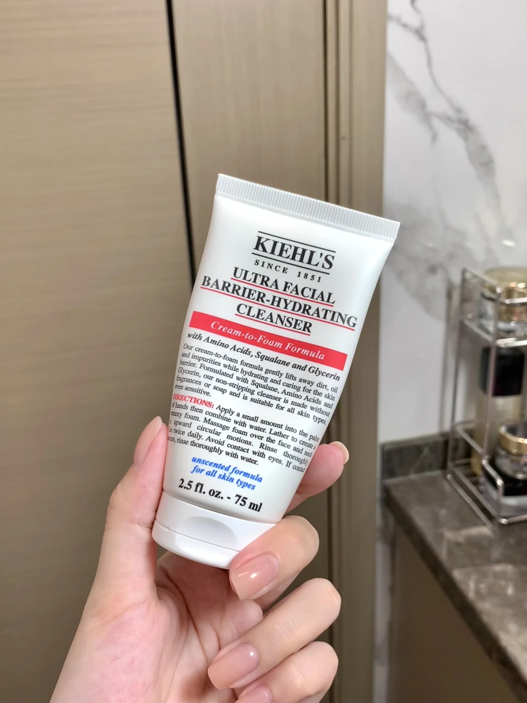 2000 servings of Kiehl's milk foam cleanser are falling off!
