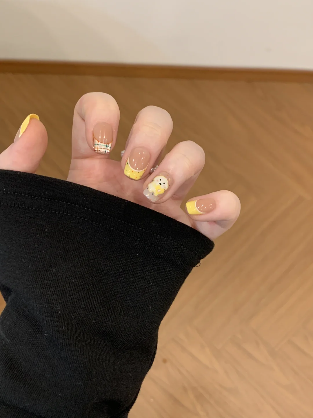春夏新美甲look♡奶油小狗超可爱:sparkles: