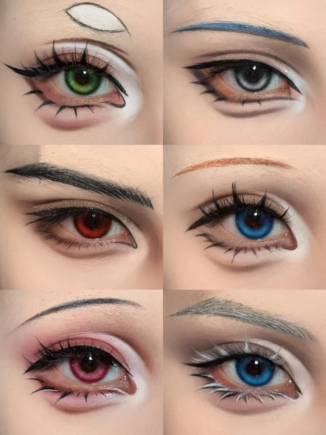On the compatibility of eye beads with cosplay makeup