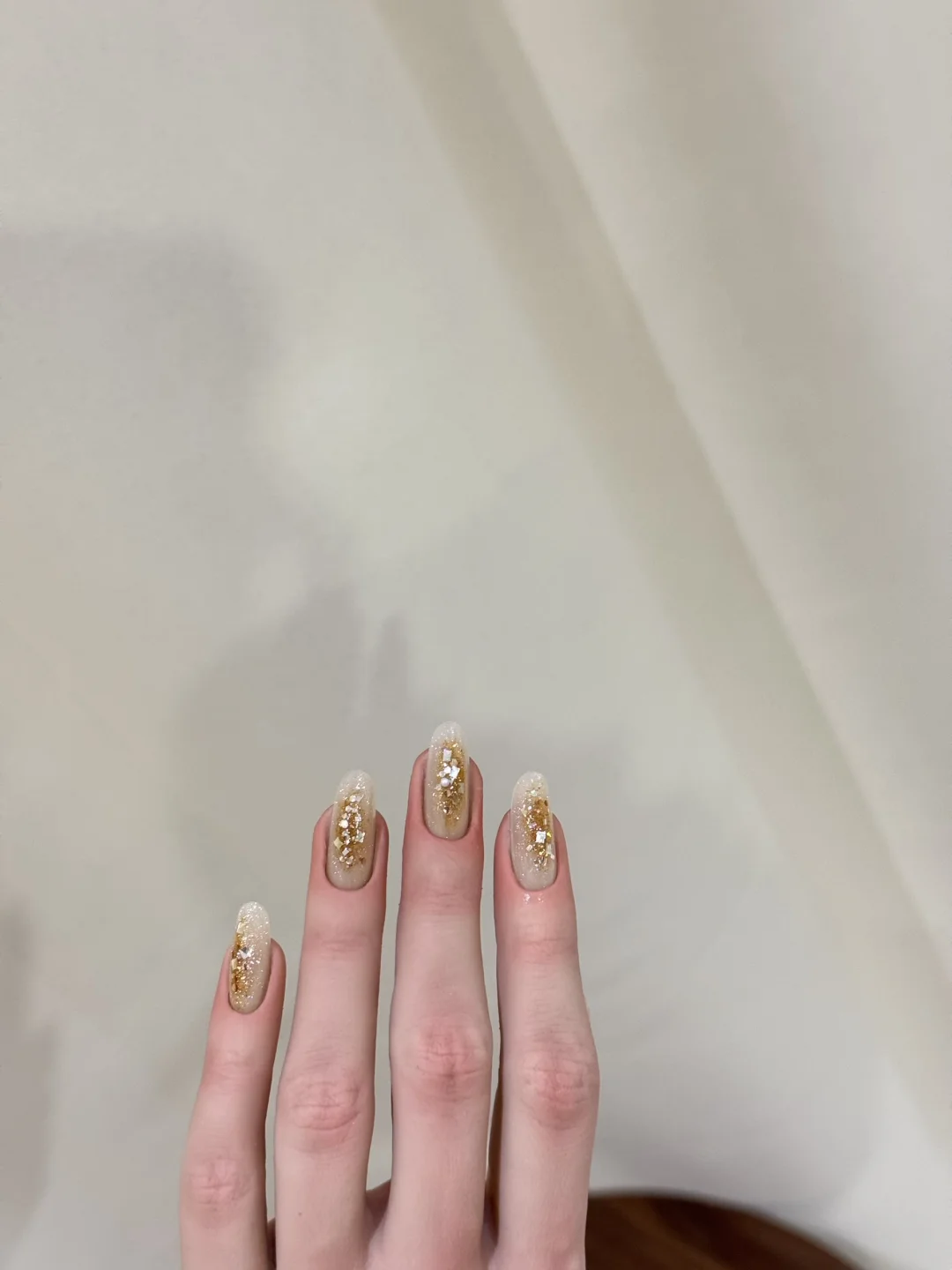 New Year's Golden Glitter Charm Nail Collection: Sparkles: