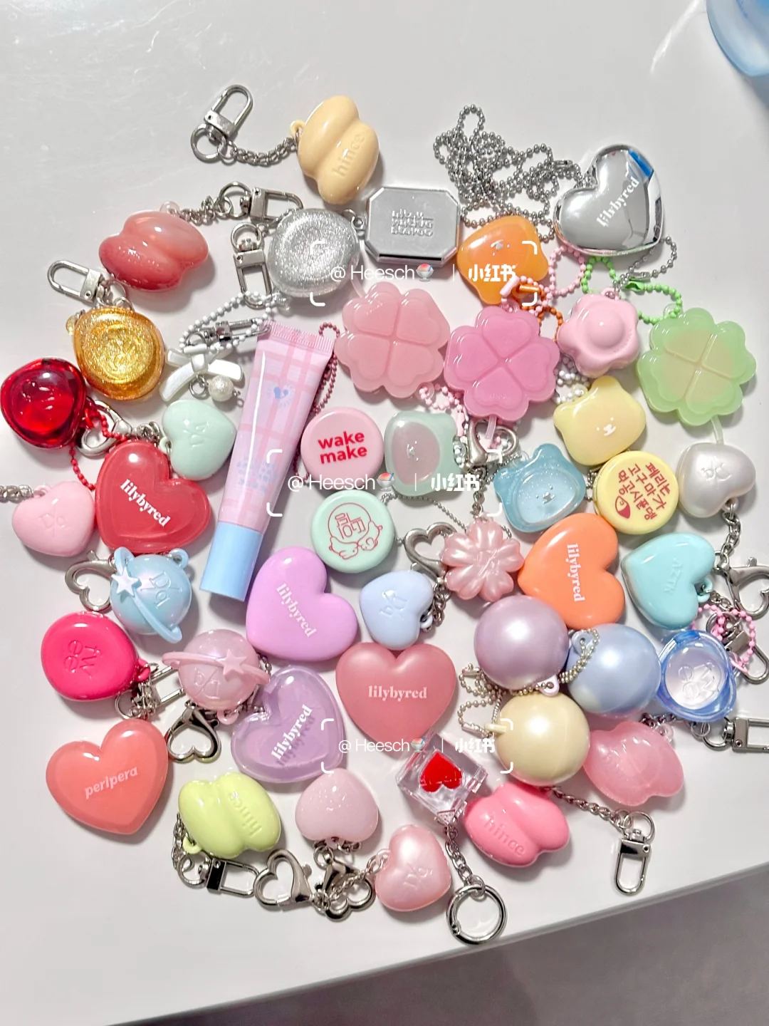 不知道🍡:sparkling_heart::four_leaf_clover:🍒我的挂件小彩妆很曼妙～