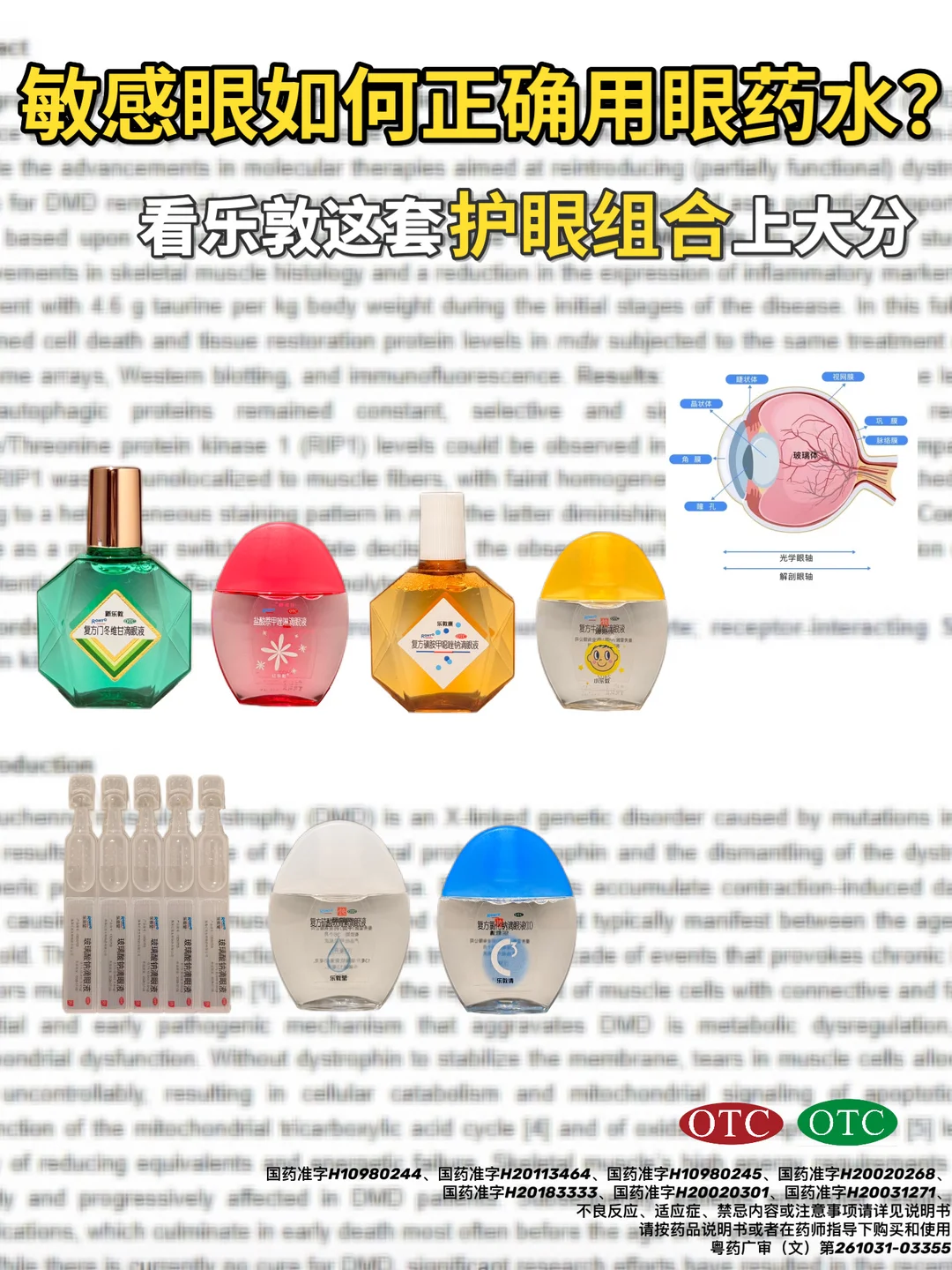 Eye drops targeted guide, don't miss out on dry eyes, red eye fatigue!