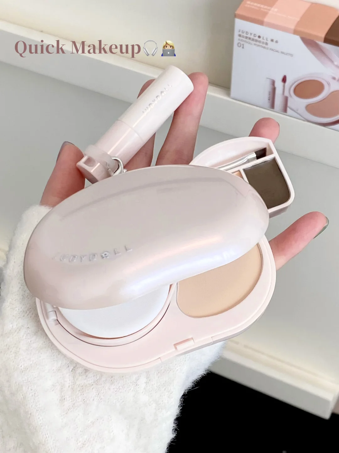 New Orange Blossom Pink Box 💭： 8-in-1 📦 Quick Qi and Blood Full Makeup~