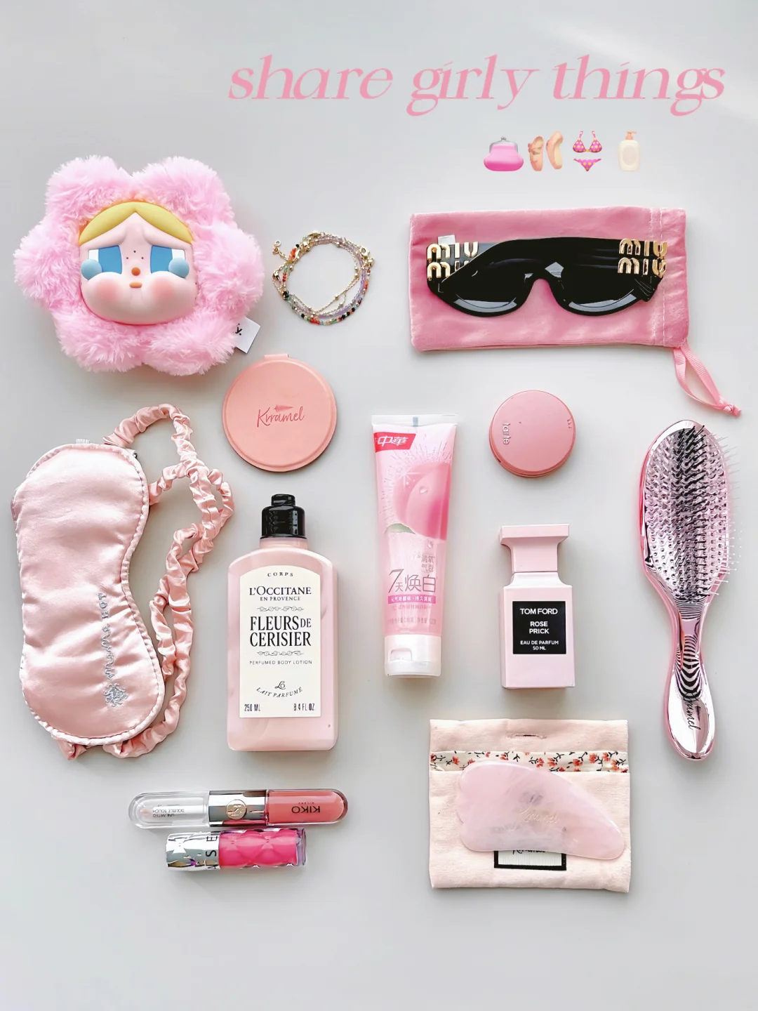 All pink👙share girly things