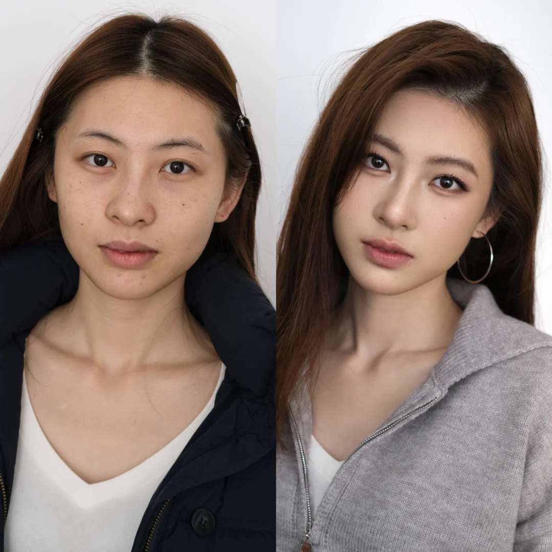Try the neat and efficient Hong Kong women's makeup in the long courtyard