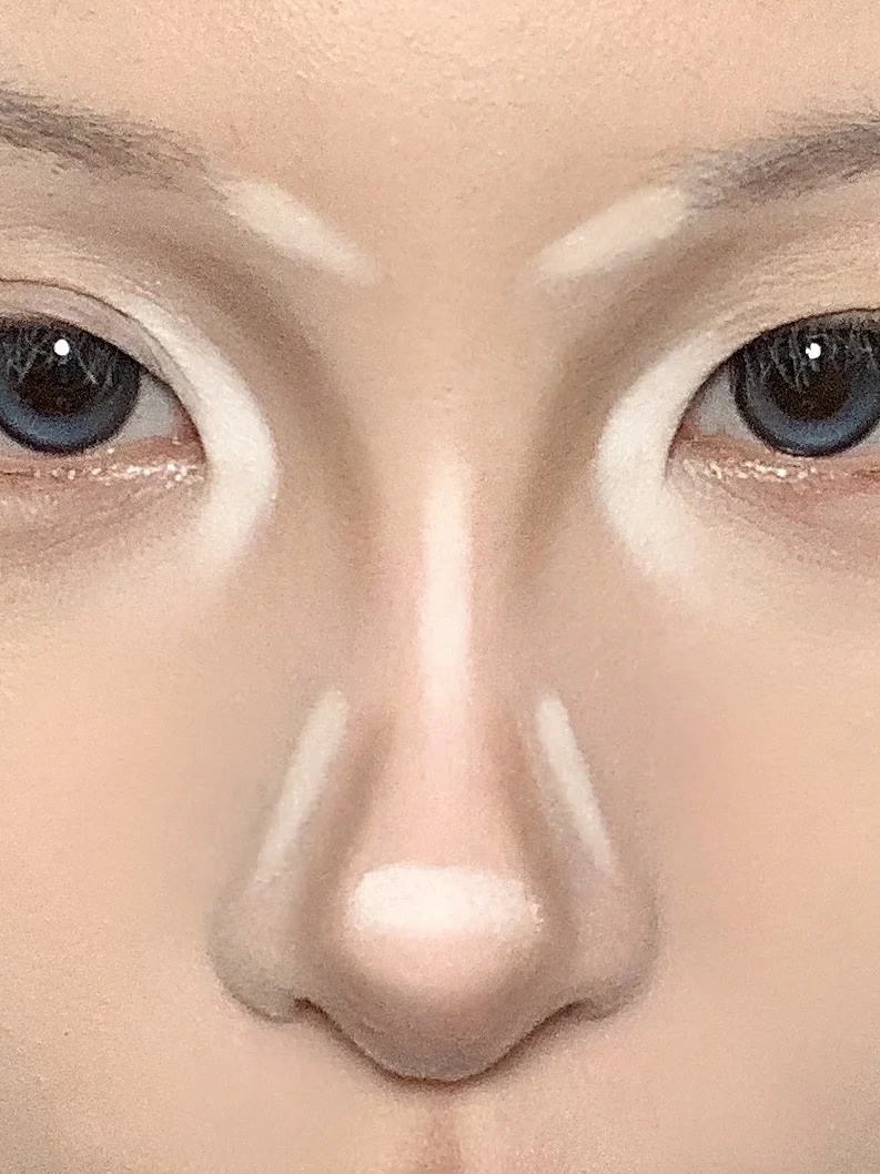 Learn with a wide nose and big nose! Universal COS Small Nose Lifting and Styling Tutorial!