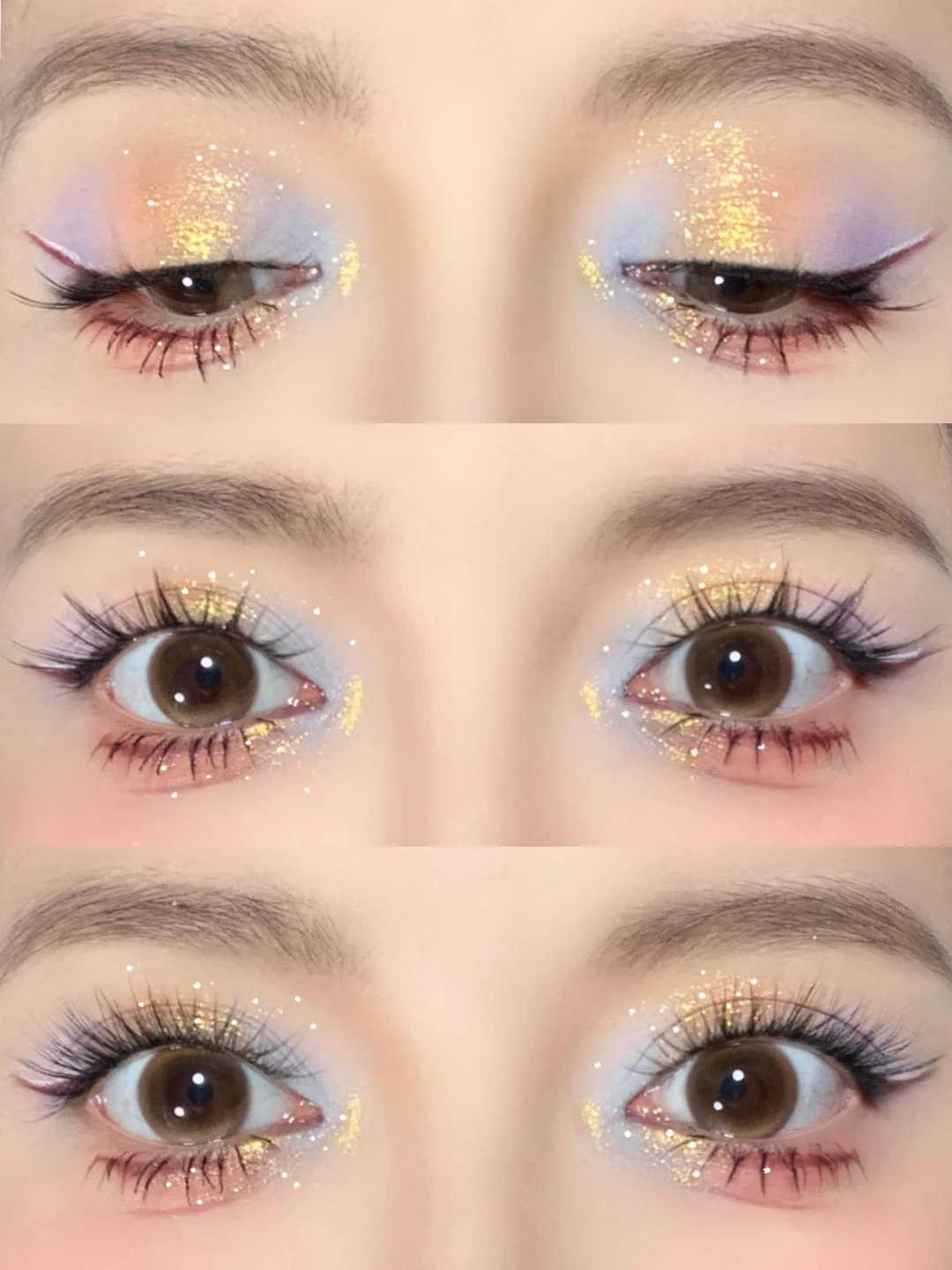 Glass candy paper 🍬 First Snow Immortal Charm Contrasting Makeup