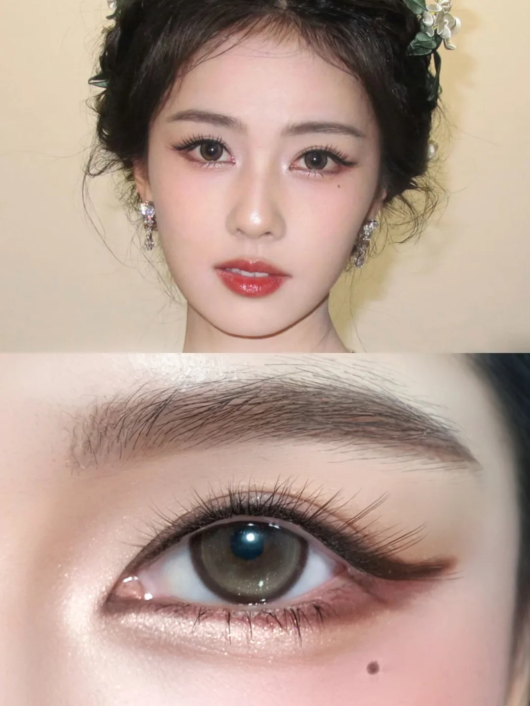 White Deer Starlight Awards Eye Makeup Tutorial ❗ At the end of year party, Wang Zhe makeup will be featured on camera