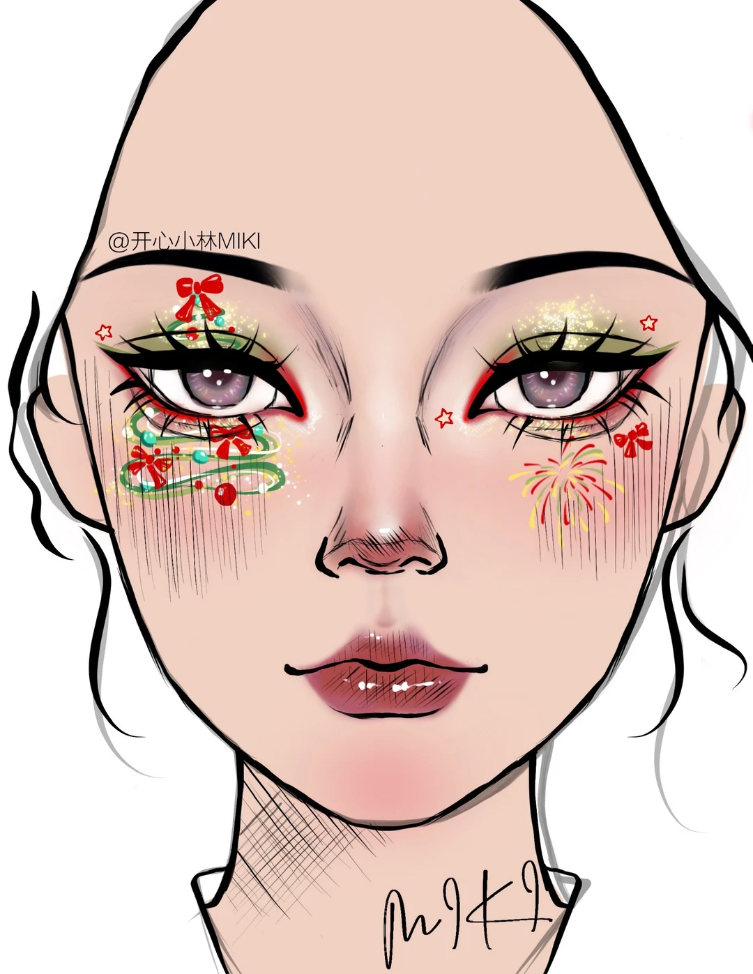 Who would like to try this makeup? I'll propose to you on the spot: heartl_eyes: