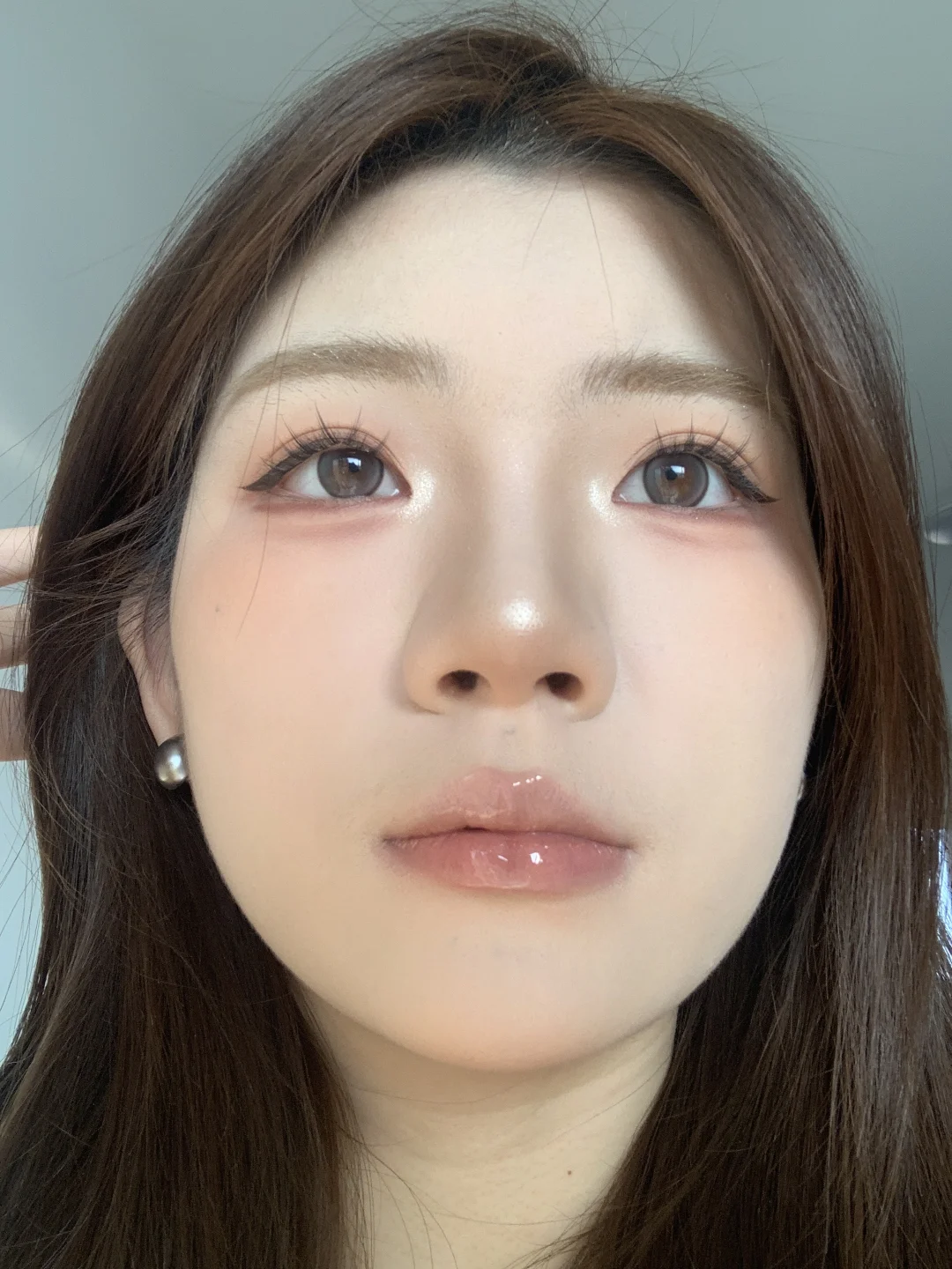 After watching it, I will apply makeup