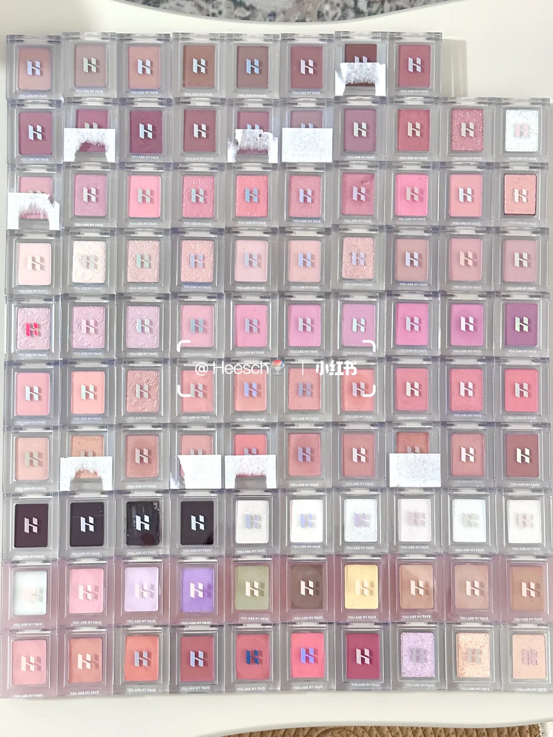 ୨୧₊⋆ The god in charge of holika: ribbon: 98 eye shadow/powder blusher cream