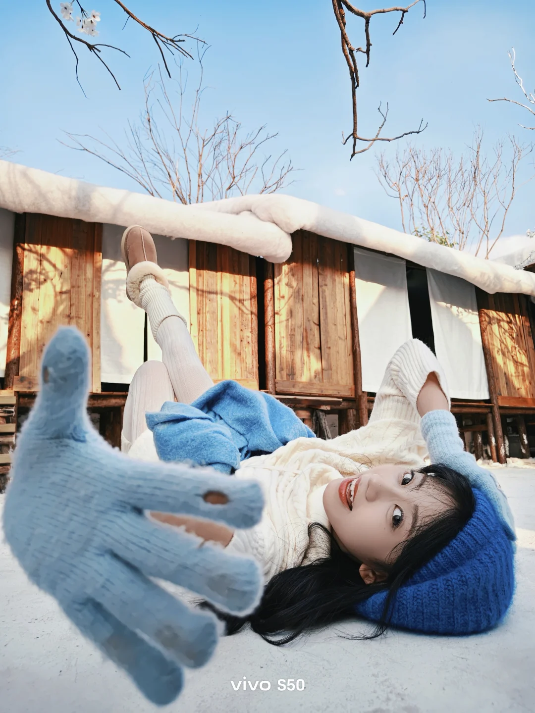 💭 Watch me one click snow highlight slow motion! ∙♪˚ ❄