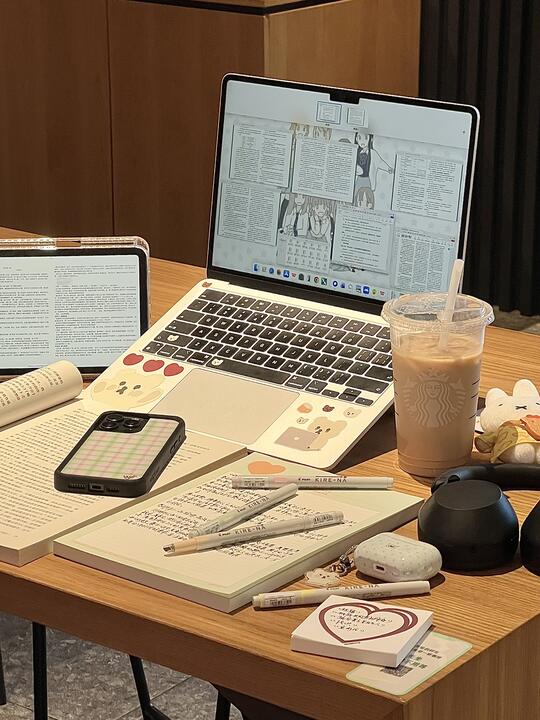 ☕ ️:computer: 💭✍🏻/ Drink it and enjoy learning
