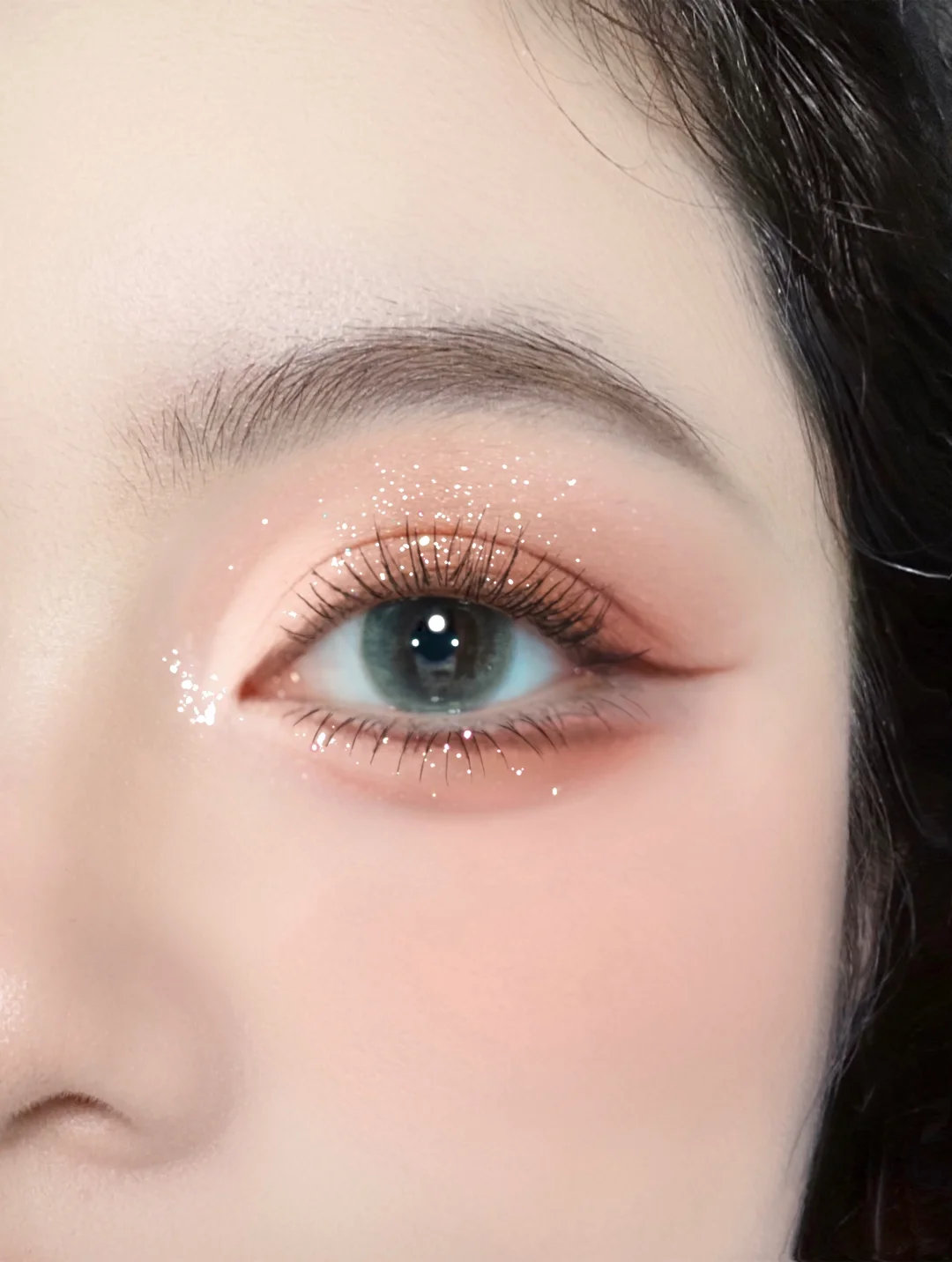 Longjing Almond Tea Crispy~: sparks: 🍵 Deep autumn and winter eye makeup!!