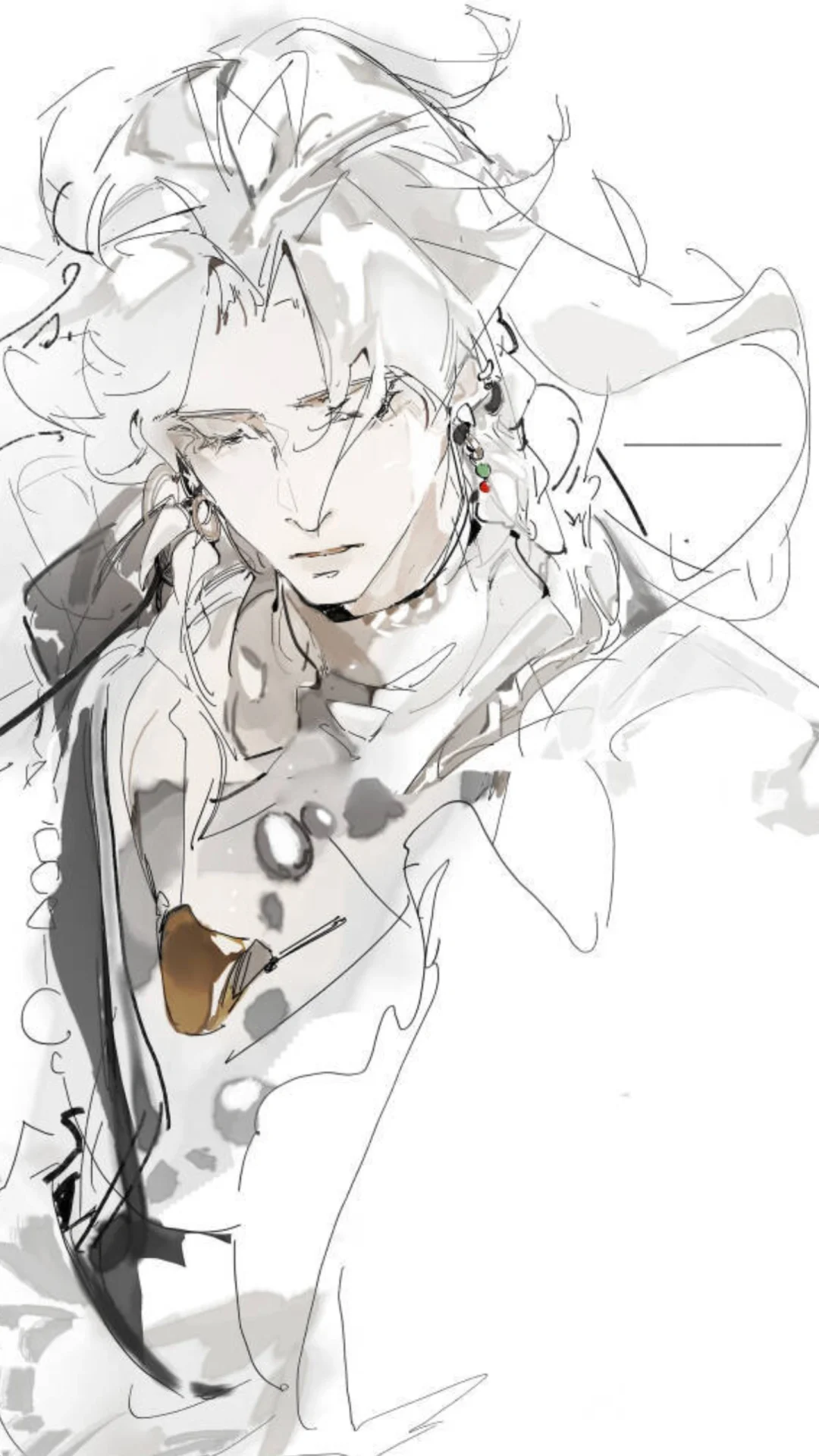 Snow will fall on the eyelashes