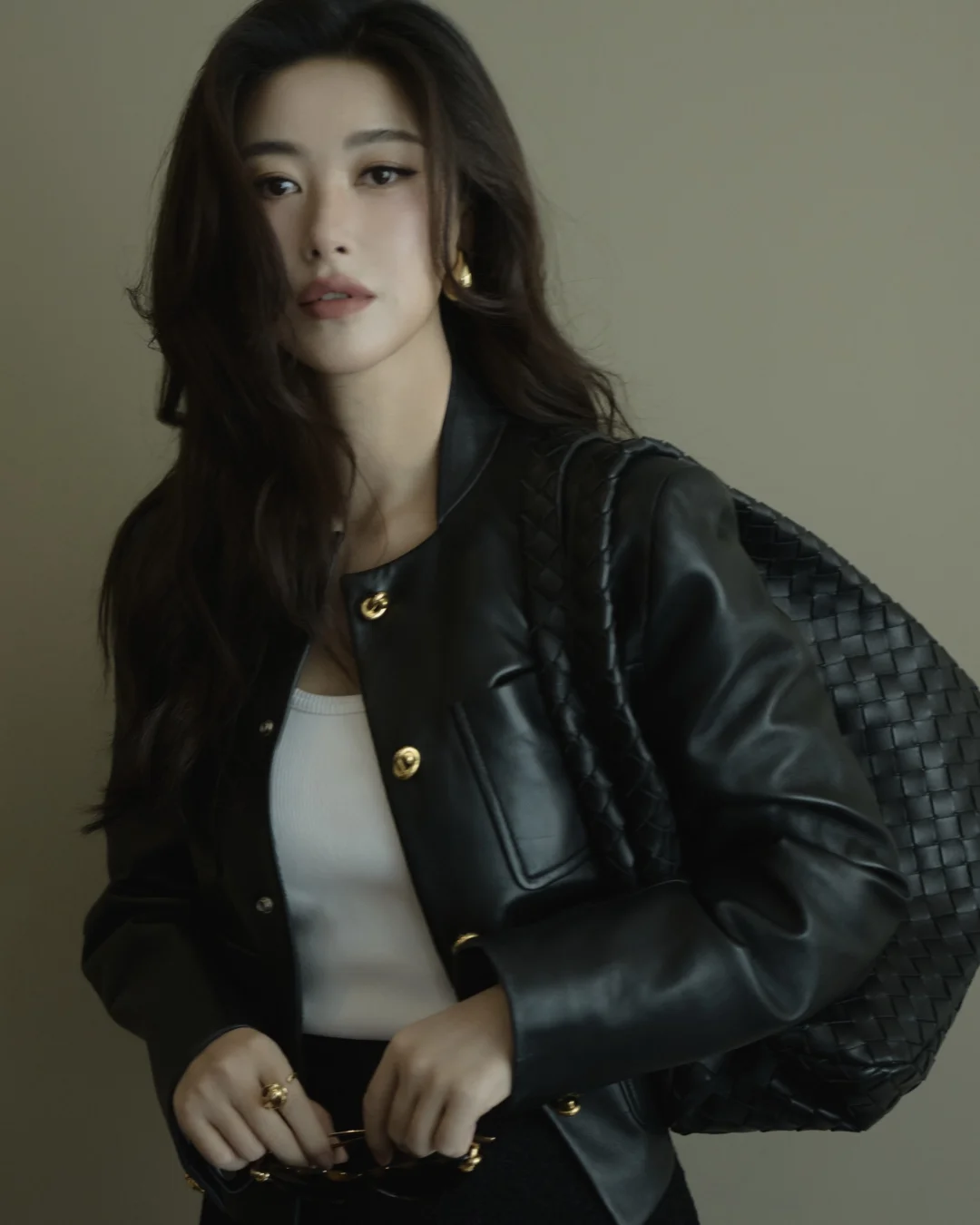 I gave Zhu Zhuhua a high-end loose texture makeup for Milan Fashion Week
