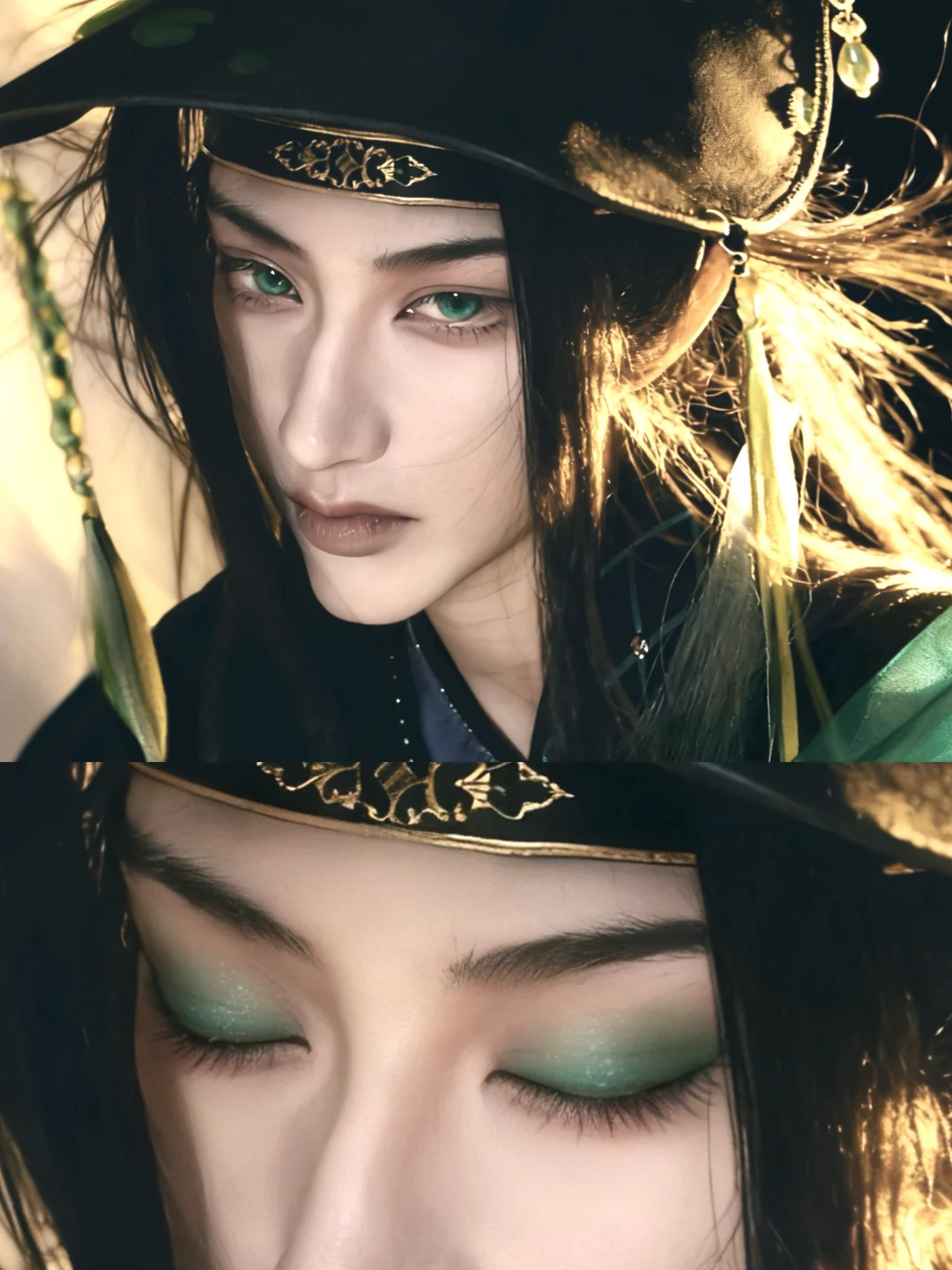 Flying face basic eye makeup is not basic
