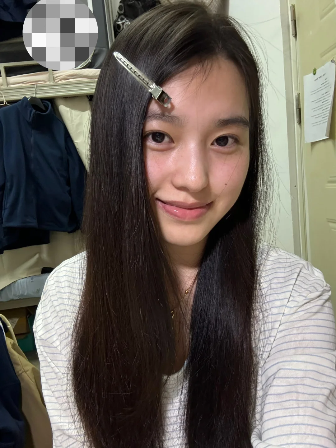 My friend said it looks better without makeup
