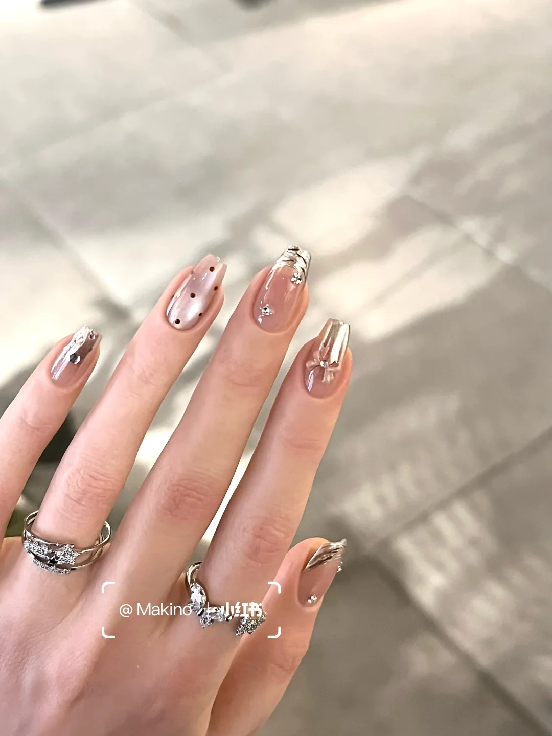 Nail 🫧 ins Girl's Sensation Pure Desire Mirror Nail Art Thai Shintai Whitening