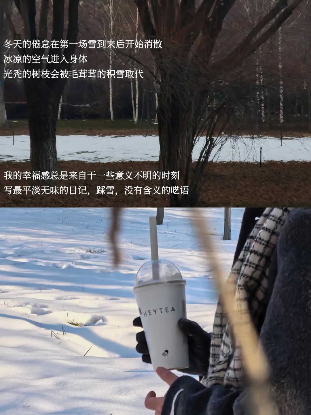 Xiaoxue, I love warm milk tea and flowing happiness