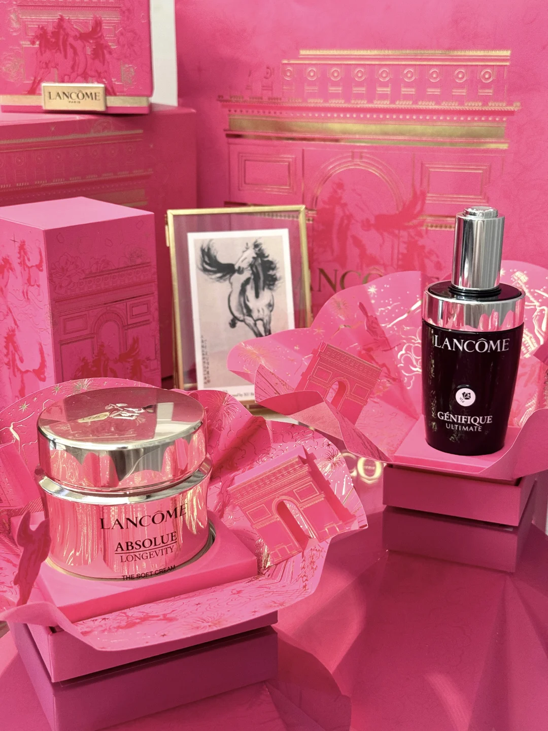 Lanc ô me New Year's limited edition! Joining forces with Xu Beihong, Tianma's beauty shines in the sky