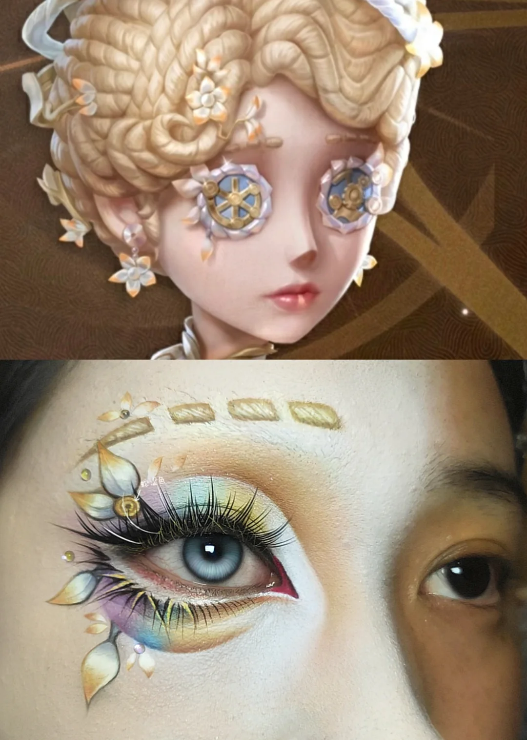 Fifth Personality Dancer - Zhongge Zhusi cosplay eye makeup