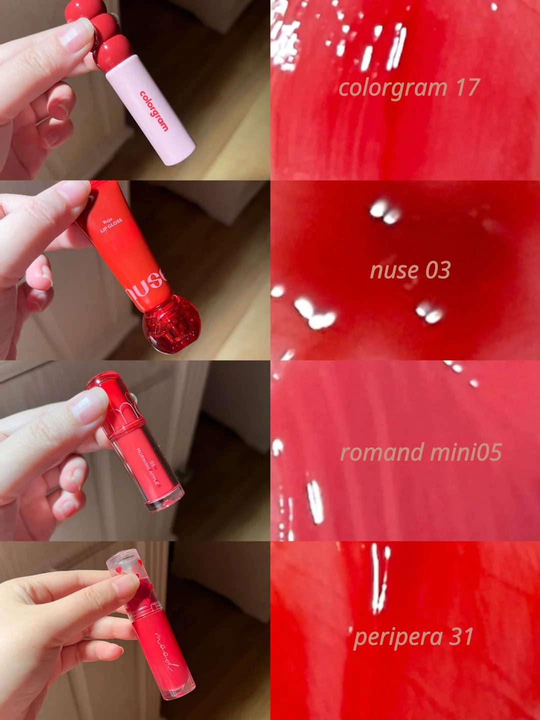🎄 Apple Red Lip Glaze 🍎 Preheating for the upcoming Christmas