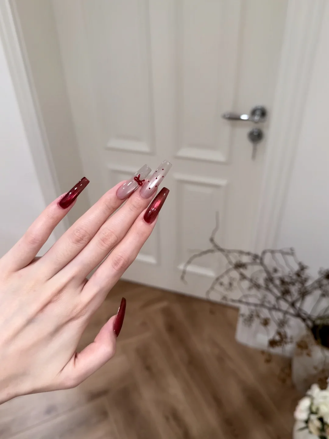 Jujube paste is so red that it looks white! Christmas 🎄 New Year's Eve painting is great!