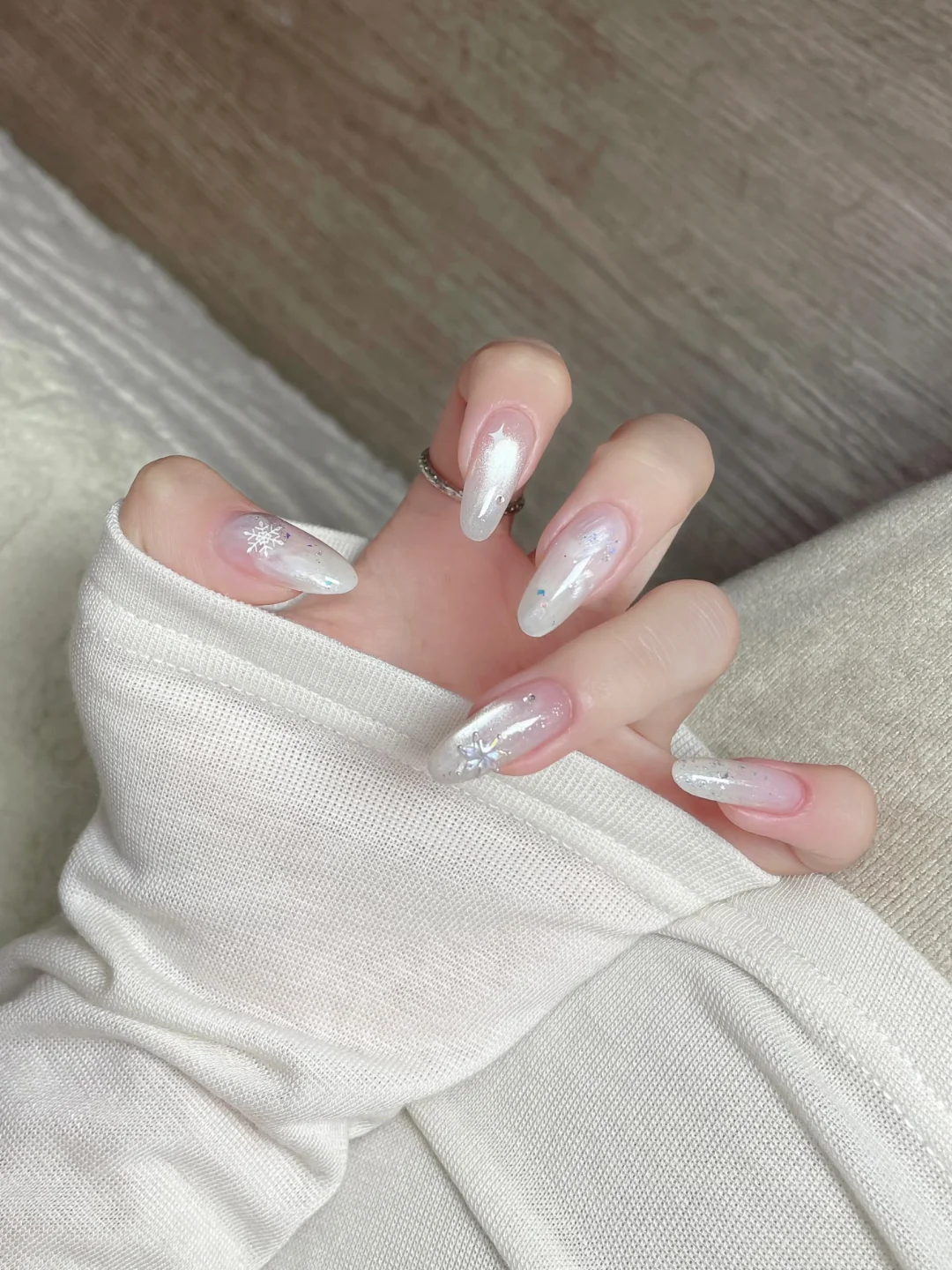 Winter Korean Clear Diamond Snow 🤍.  ݁₊ :snowflake:⋆