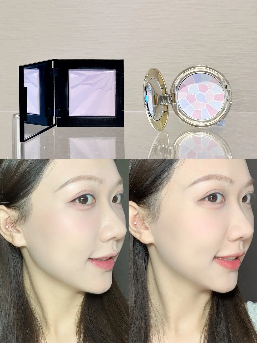 Get rid of yellow pellagra! Original camera evaluation of transparent powder!