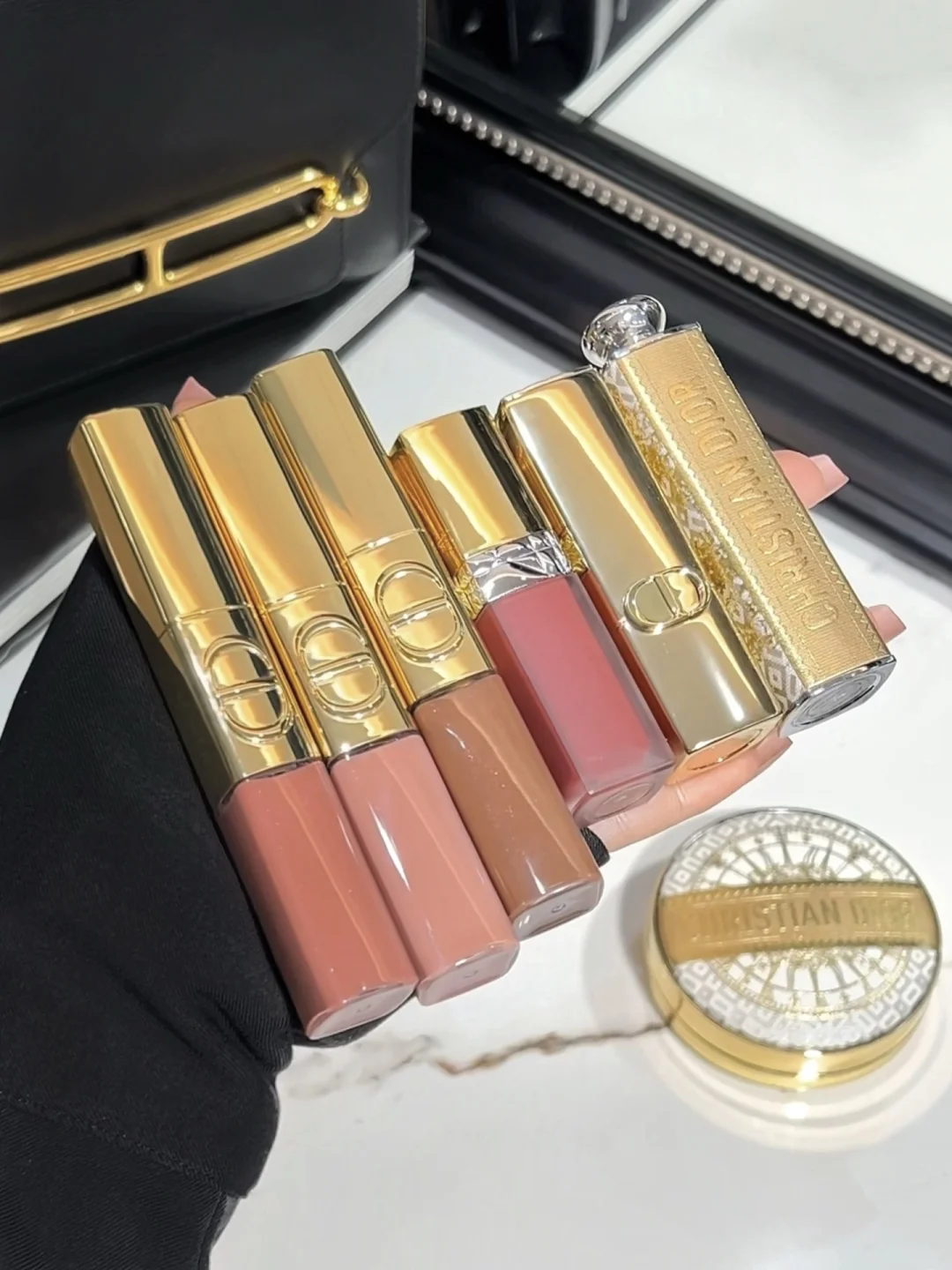 Dior's Christmas double ended lip gloss this year It's really beautiful!