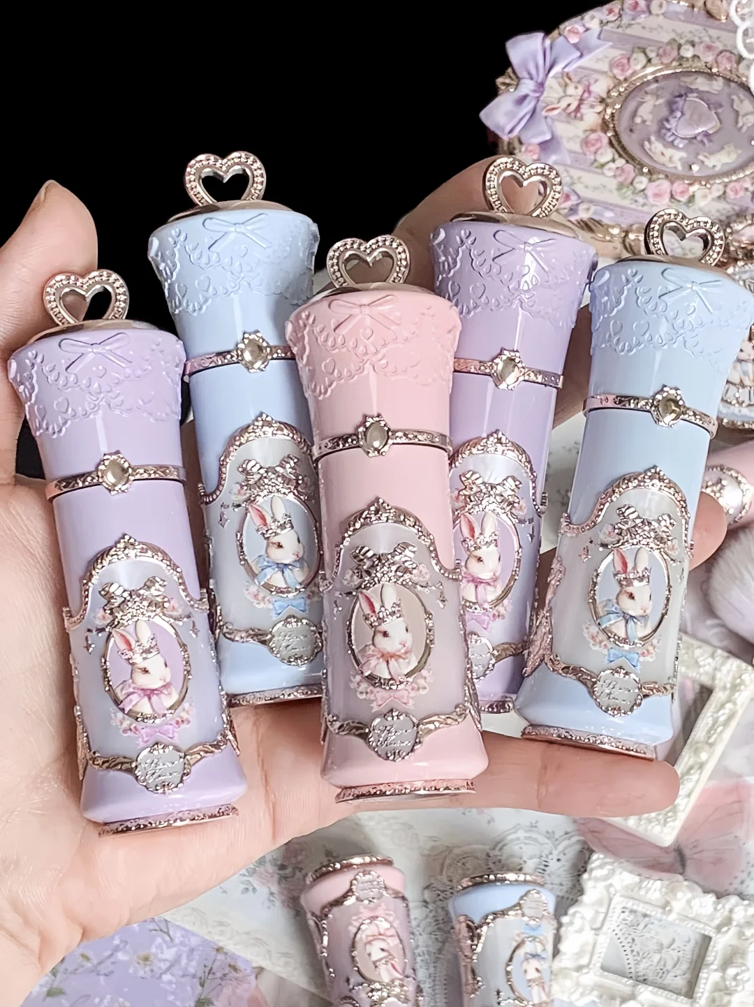 Rabbit: Flower Knows Bonnie Garden Lip Cream Full Color Trial! The beauty of spring and clear scenery!